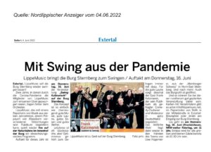 2022-06-04 Nordlippischer Anzeiger - SwingKulinarisch